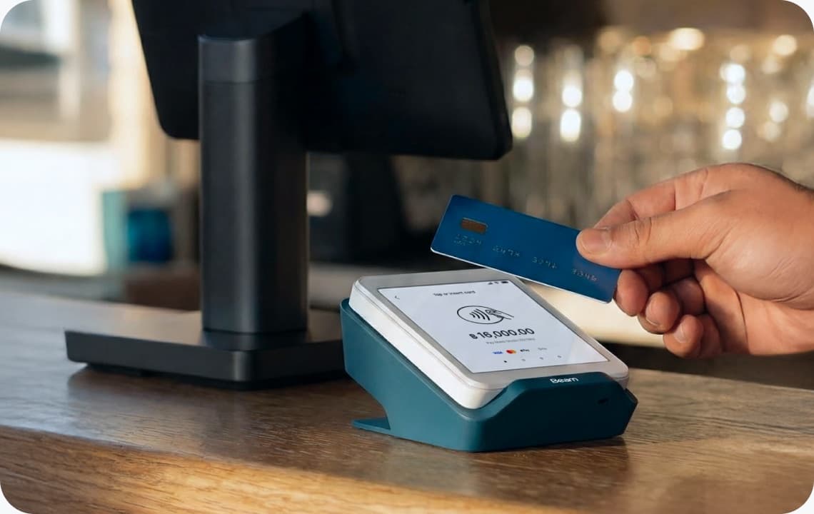 Bolt+ paired with a point-of-sale system