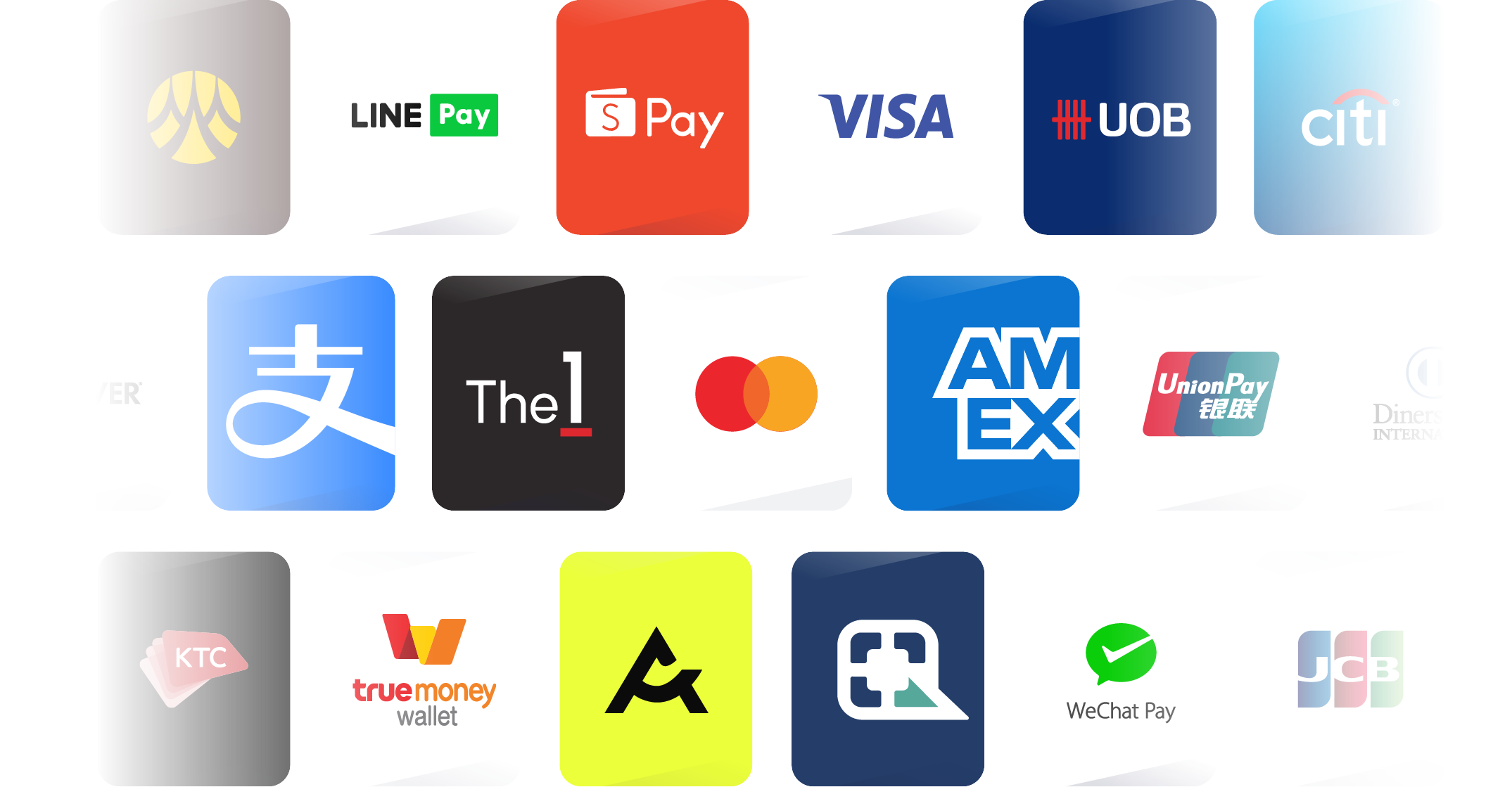 Examples of Beam available payment methods