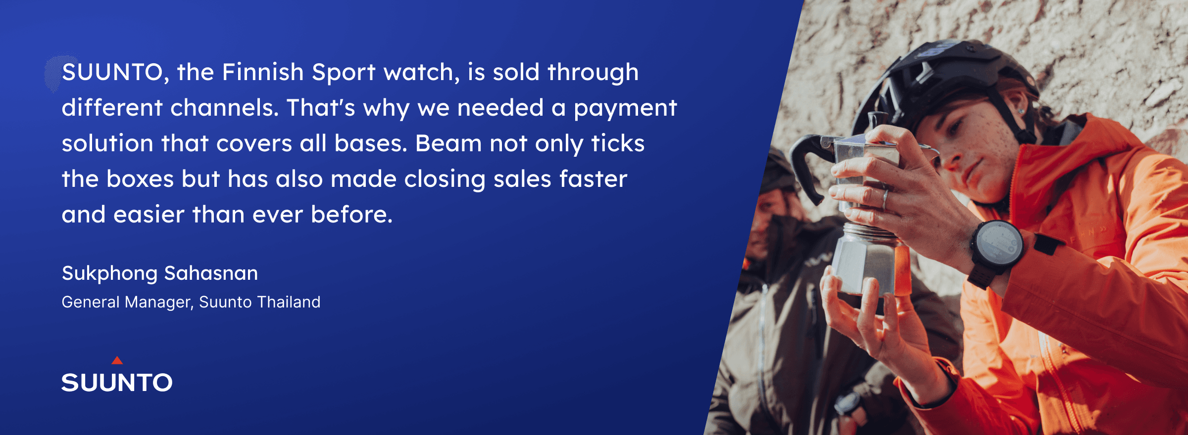 Why Suunto Choose Beam for Installments