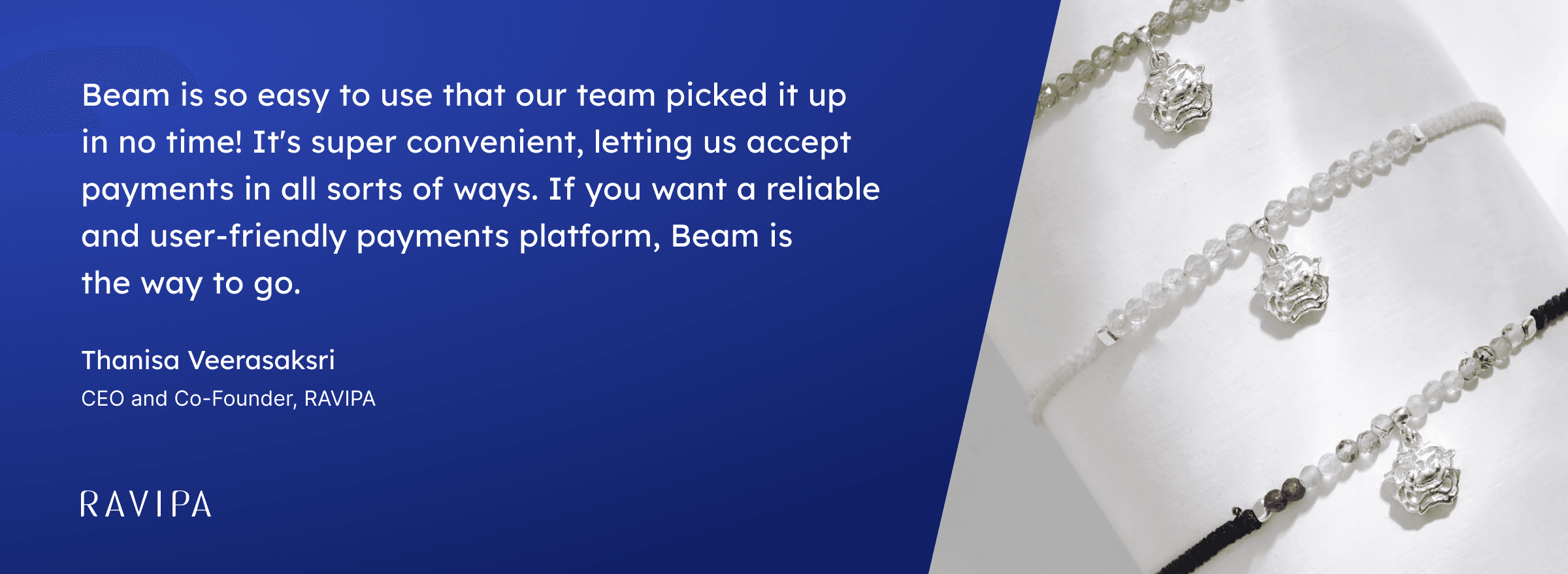 Why Ravipa Choose Beam for Installments